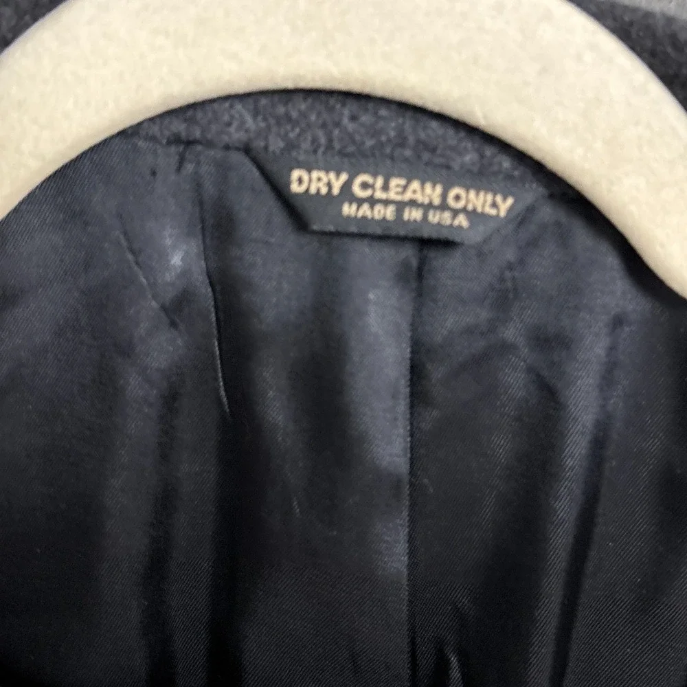 Lord Taylor Sport Coat 44L Gray‎ Cashmere Blazer Jacket Classic USA Union 46L